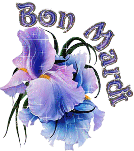 Gif animé Bon mardi fleurs